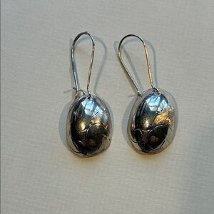 Elegant 925 Etched Thailand Earrings